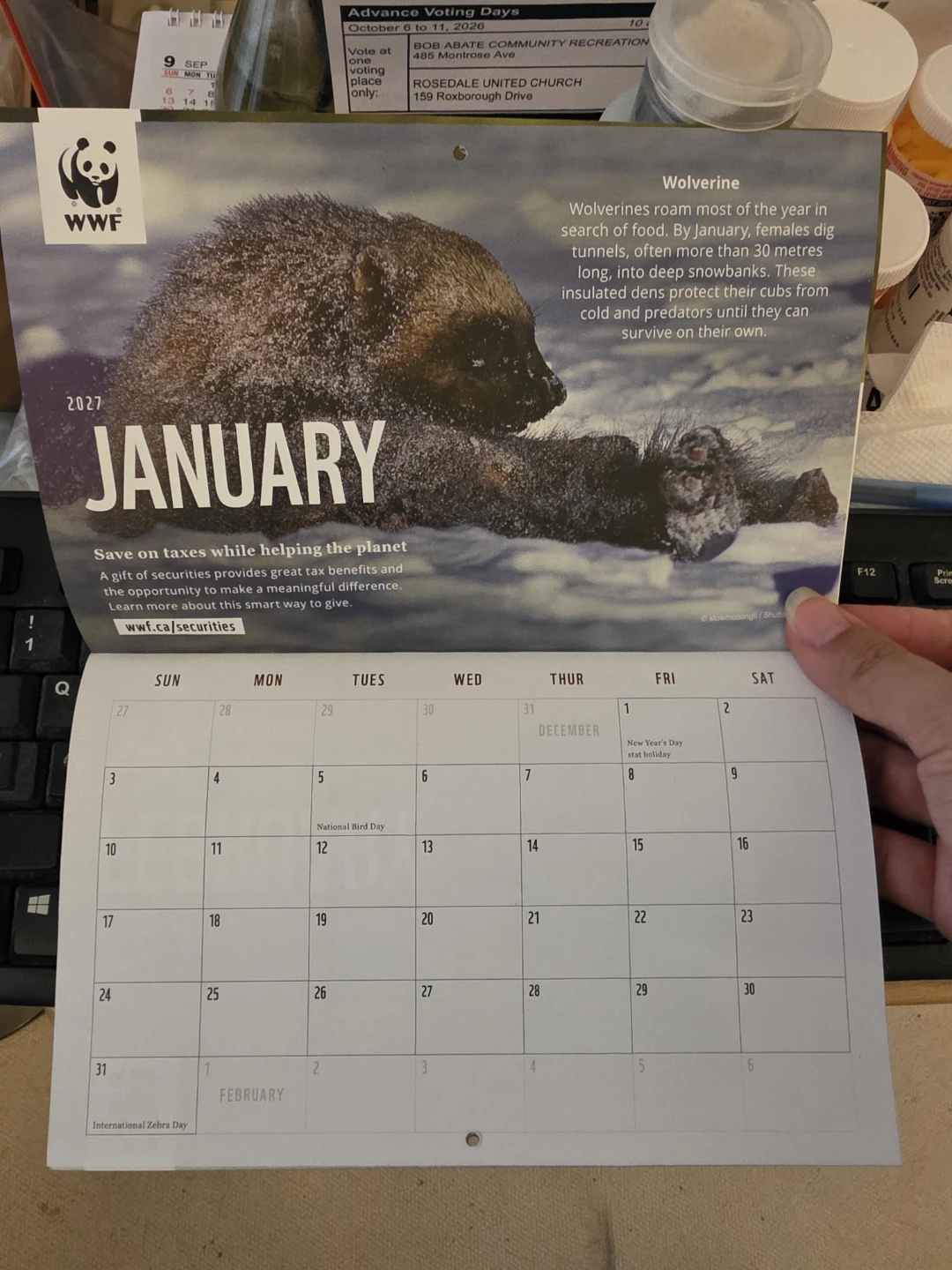 WWF 2027 Wall Calendar - photo 2