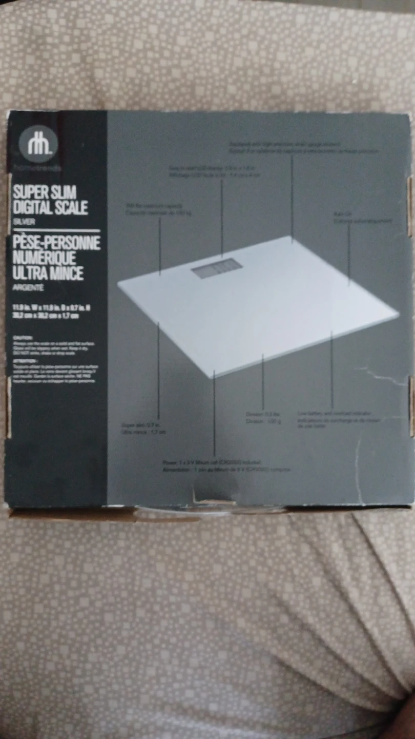 Hometrends Super Slim Digital Scale