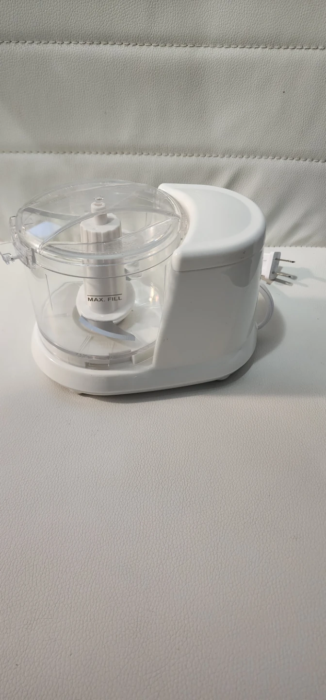 White Electric Food Chopper