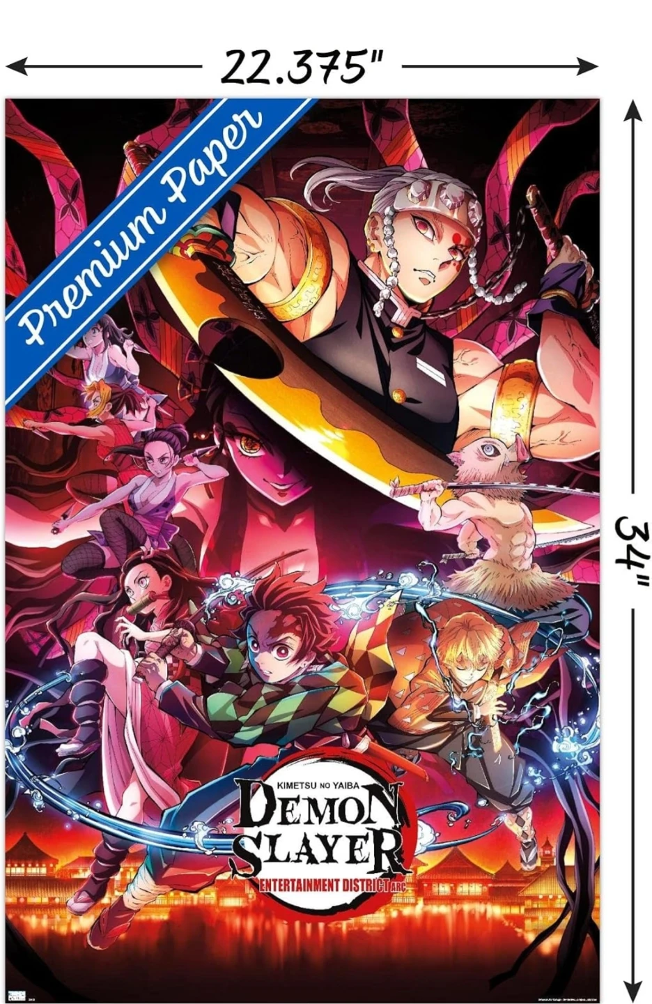 Demon Slayer Entertainment District Arc Poster - photo 2