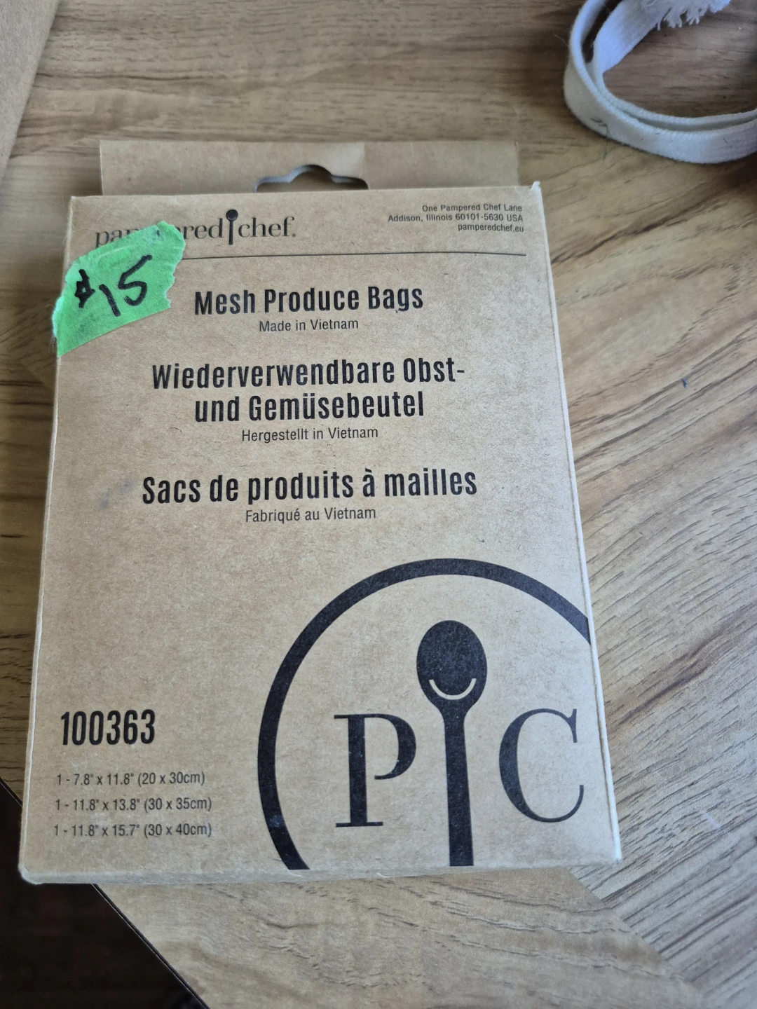 Pampered Chef Mesh Produce Bags