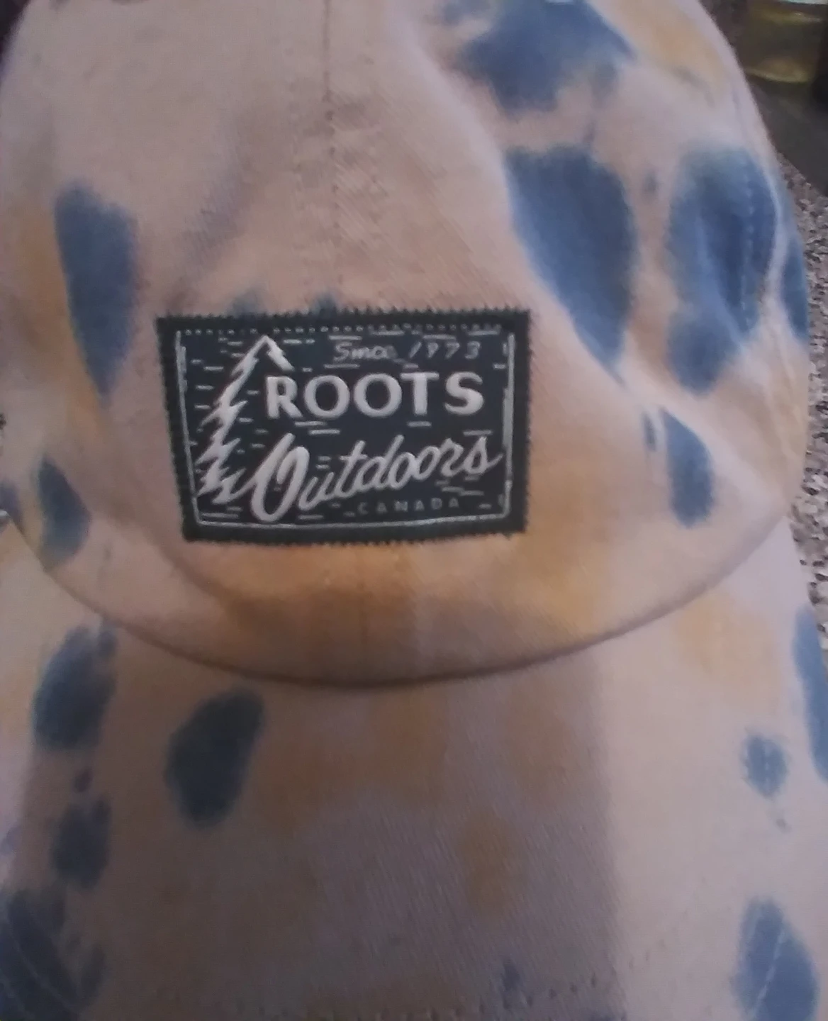 Roots Outdoors tie-dye baseball cap