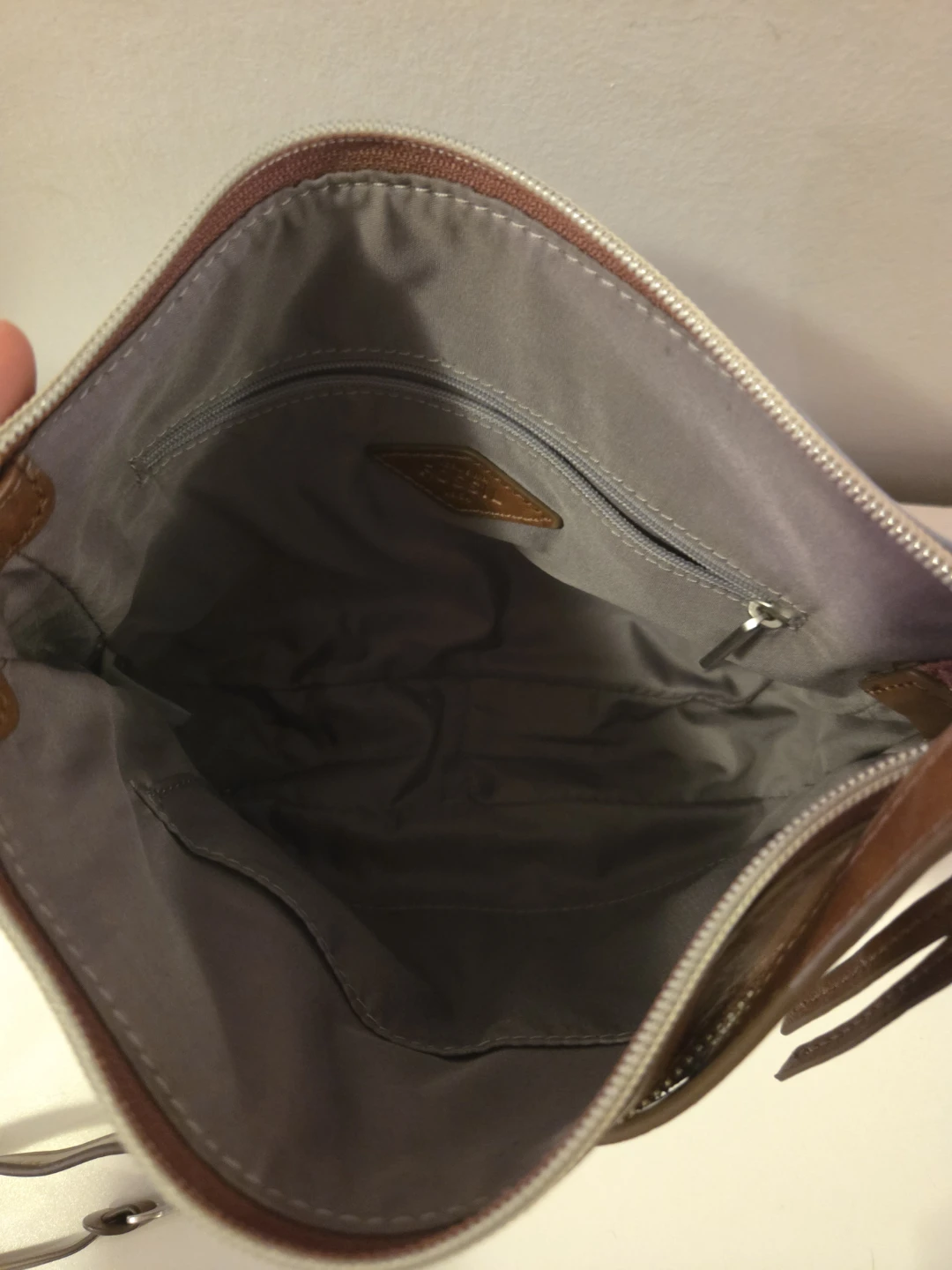 Fossil Crossbody Bag with Heart Print - photo 4