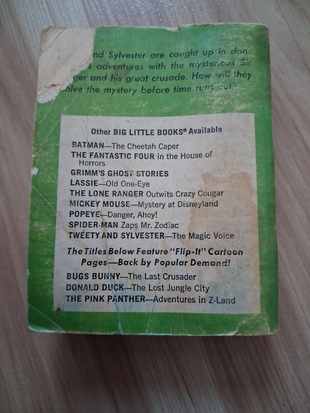 Vintage 1975 Bugs Bunny The Last Crusader Big Little Book - photo 2