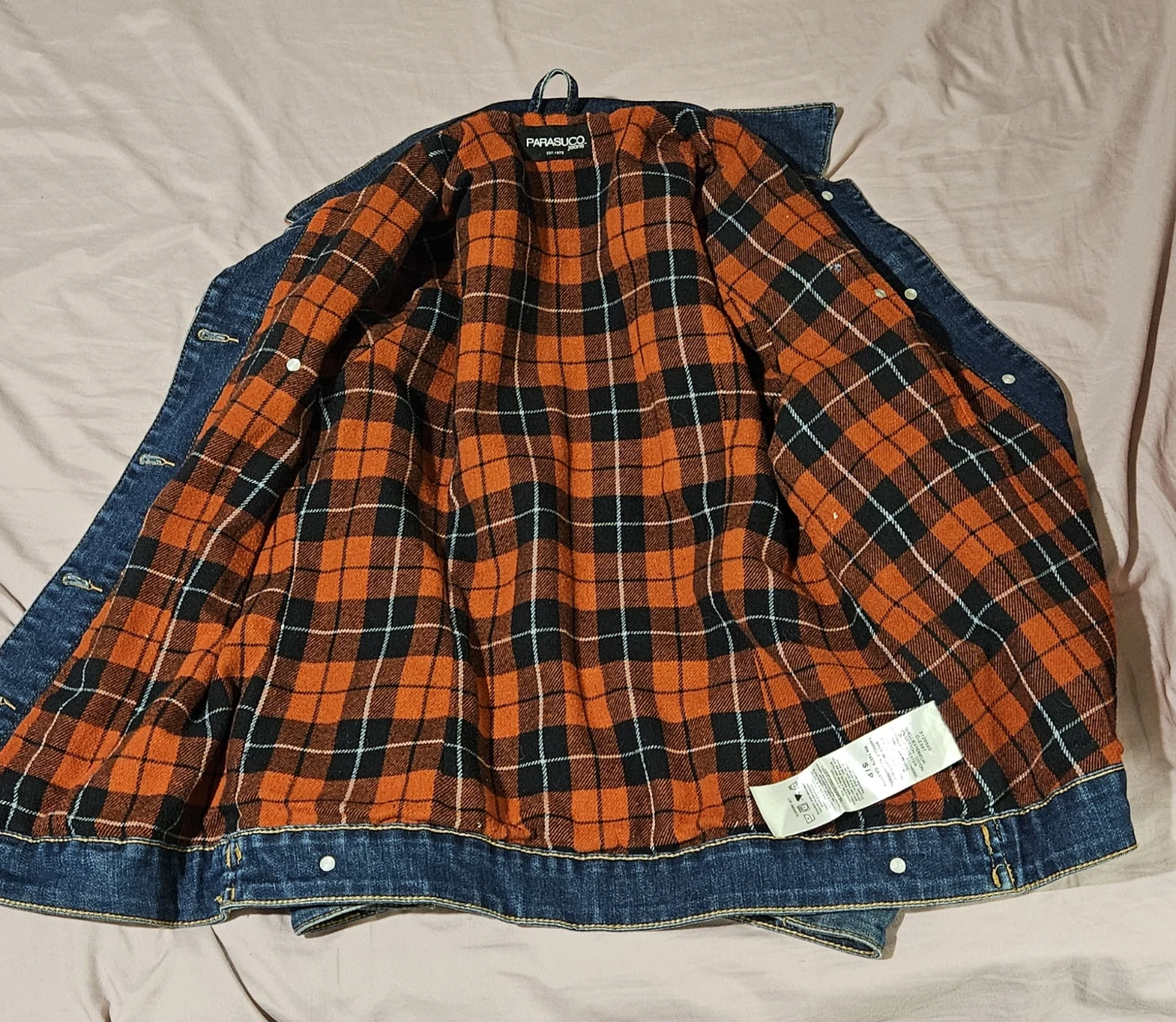 Parasuco Denim Jacket with Plaid Lining - photo 3