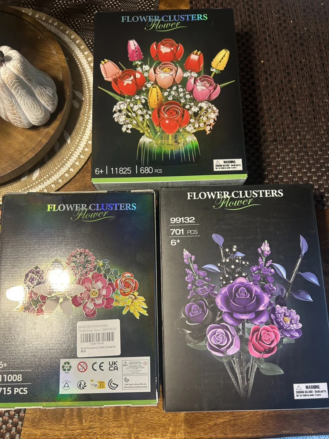 Flower Clusters Building Sets