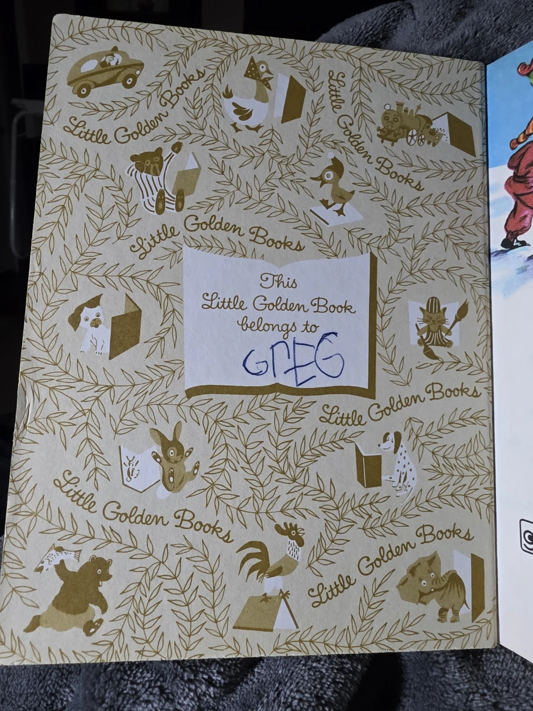 Vintage Frosty the Snow Man Little Golden Book - photo 2