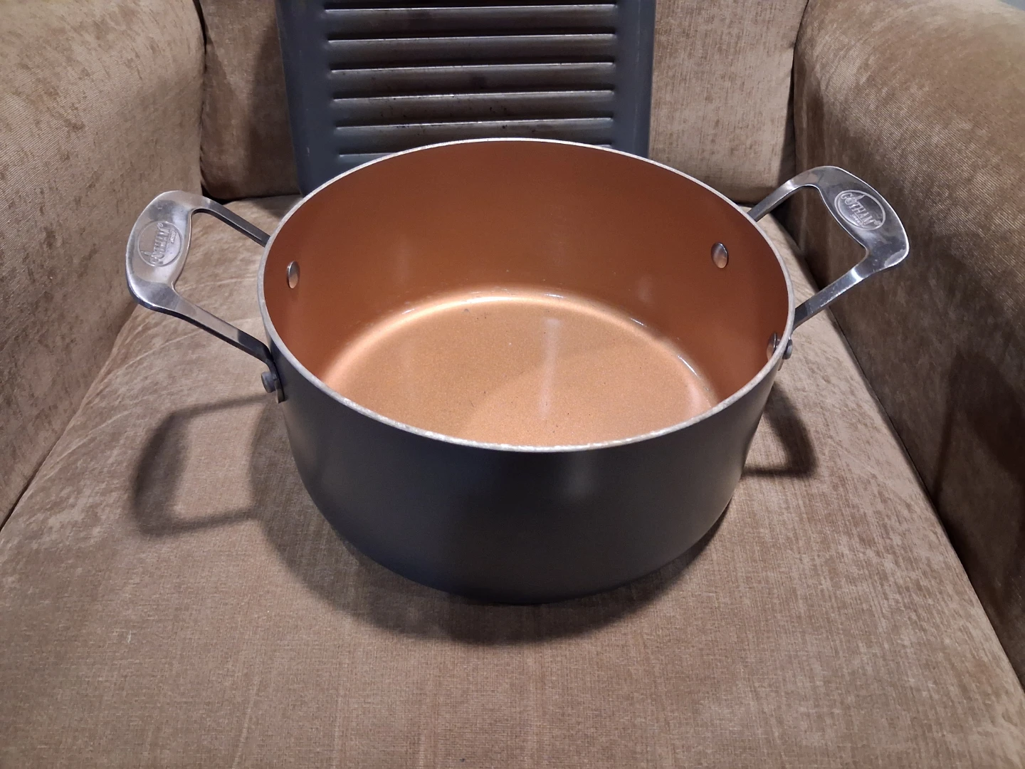Gotham Steel Copper Stock Pot