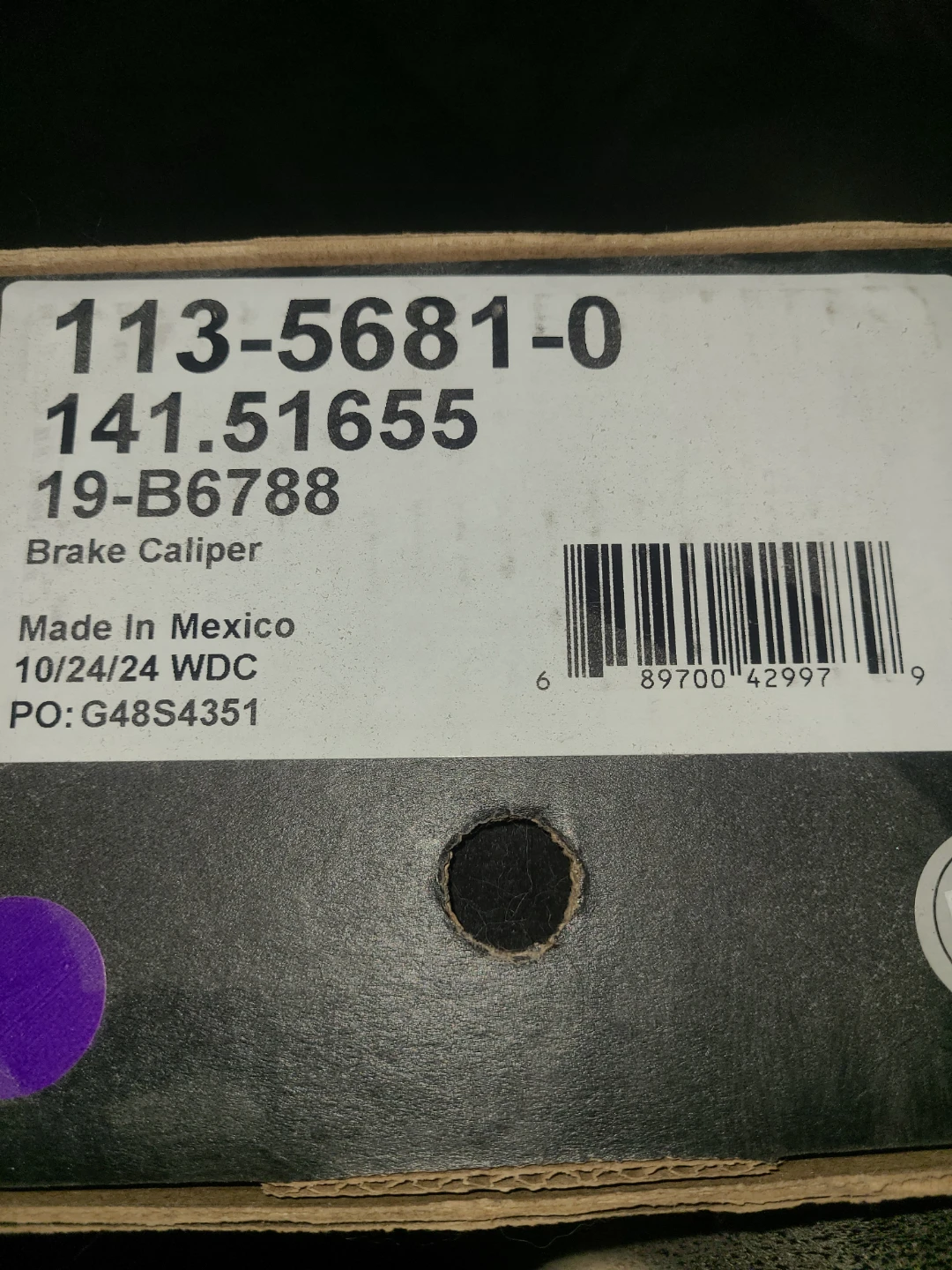 Brake Caliper brand new in box