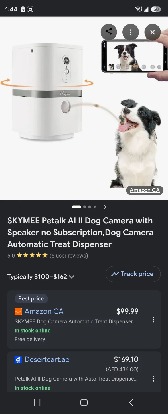 Skymee Pet Camera and Treat Dispenser - photo 2