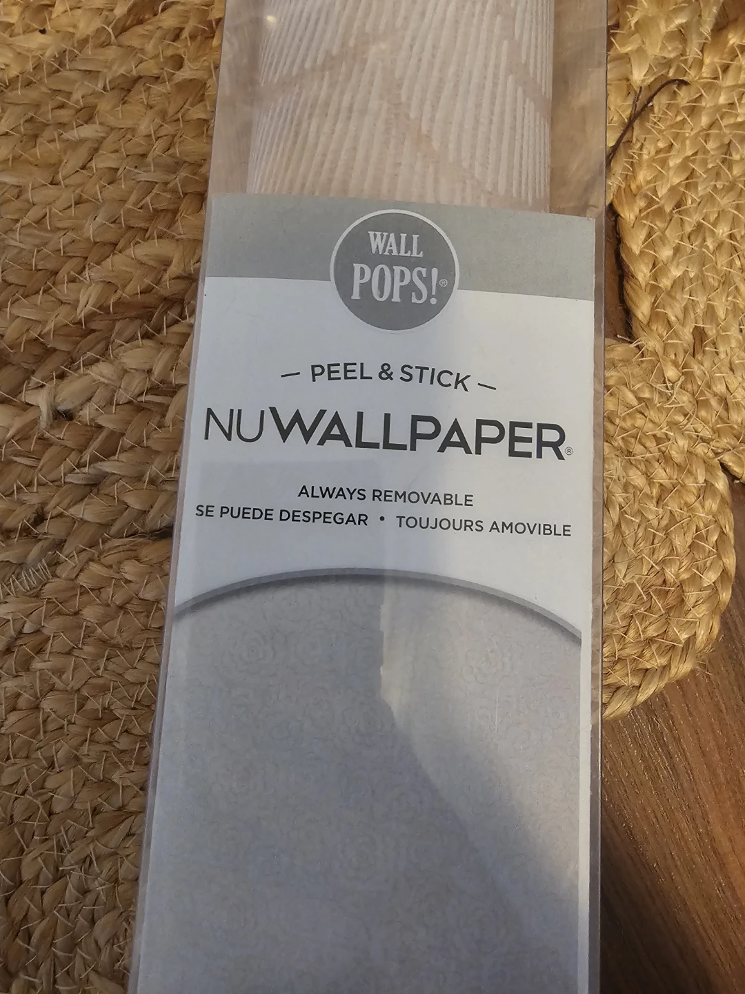 Wall Pops Saraya Pink Peel & Stick NuWallpaper
