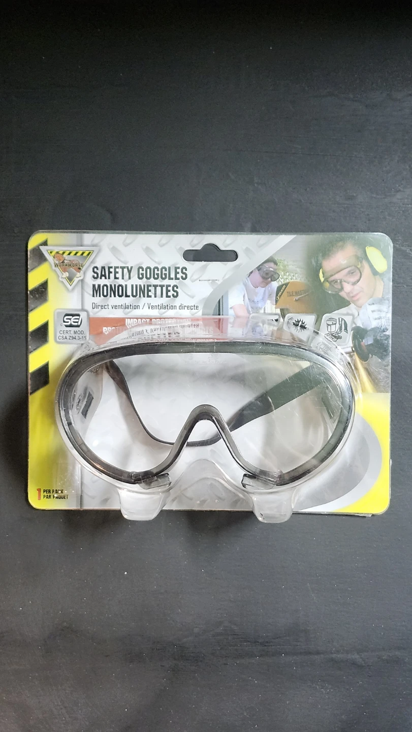 Workhorse Safety Goggles