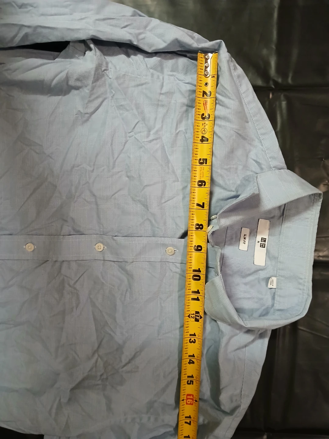 Uniqlo Light Blue Slim Fit Button-Down Shirt - photo 5