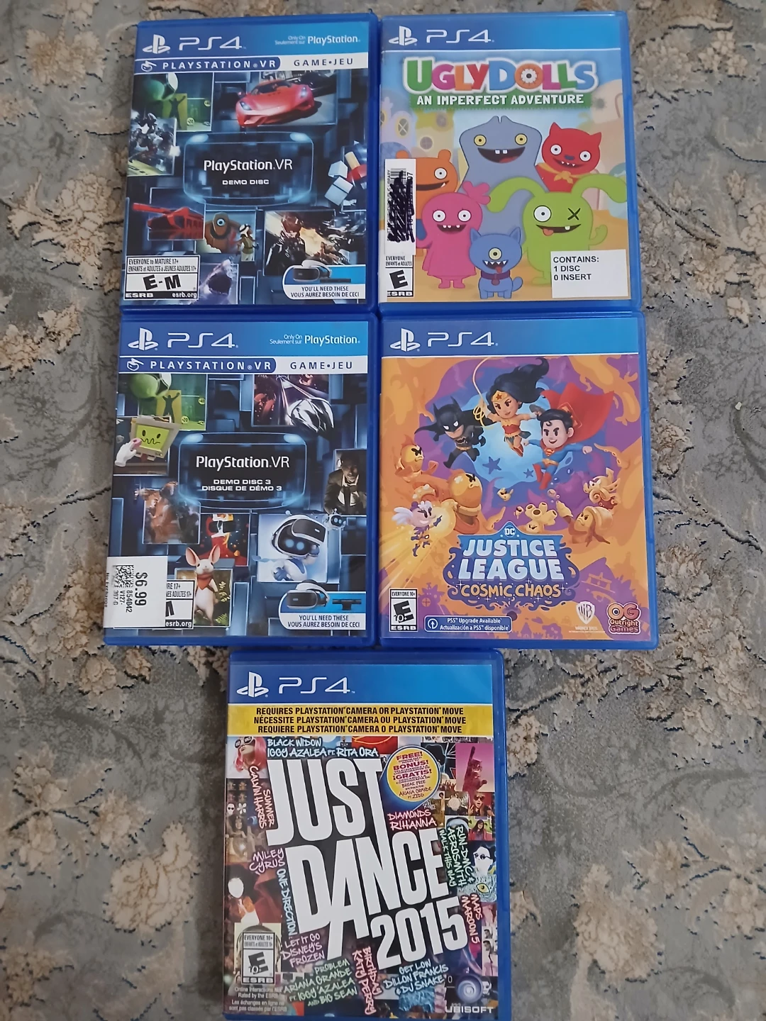 5 PlayStation 4 Games Bundle