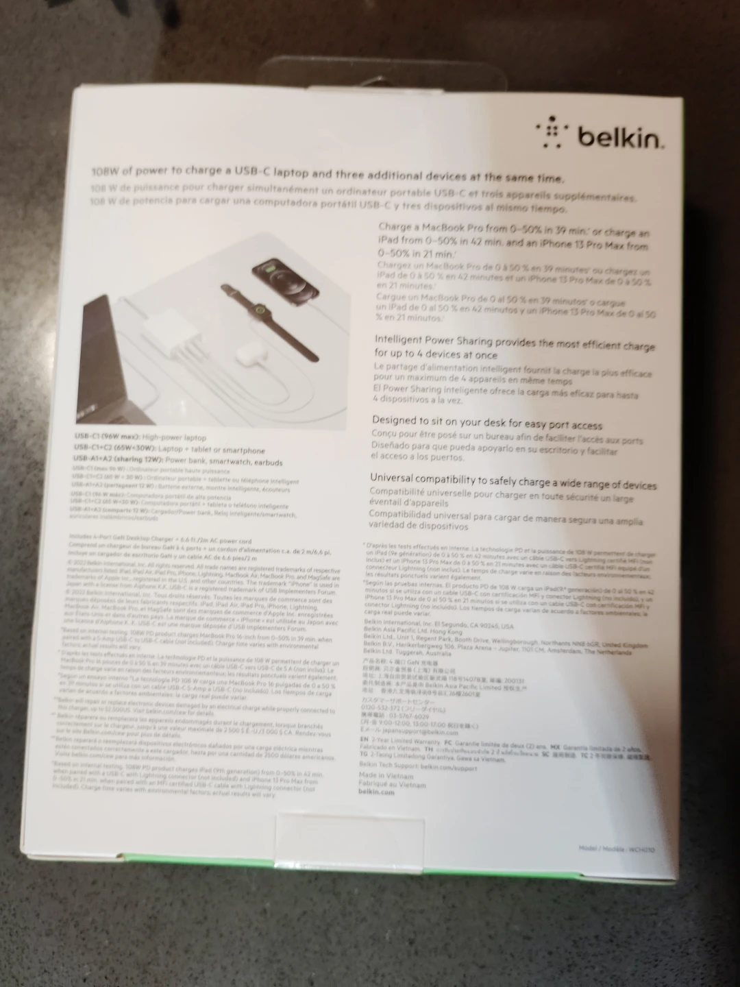 Belkin BOOST CHARGE PRO 4-Port GaN Charger 108W - photo 2