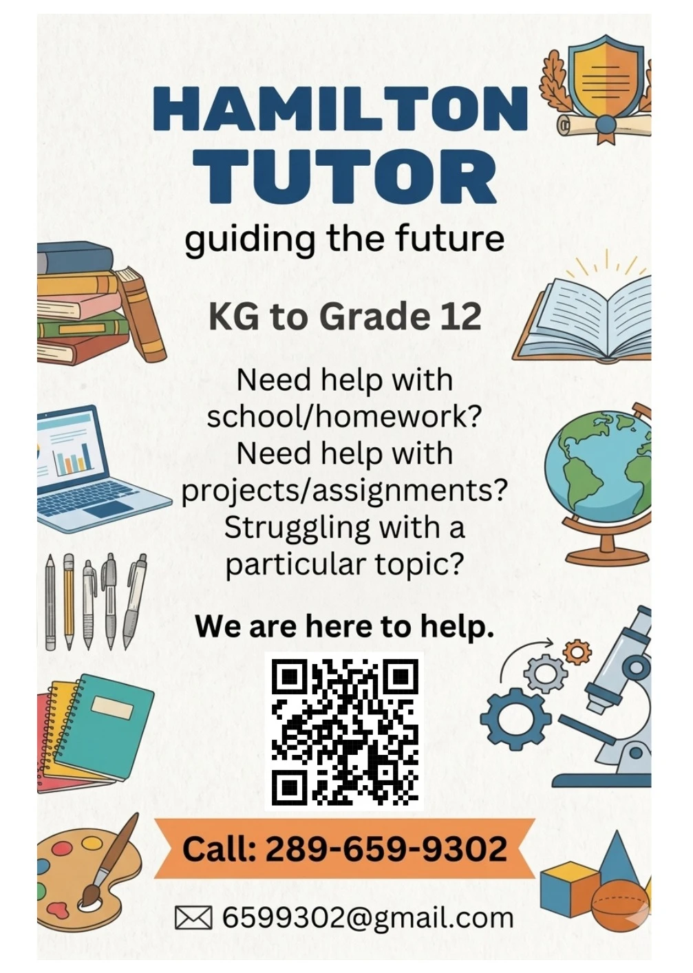 Hamilton Tutor Services KG to Grade 12