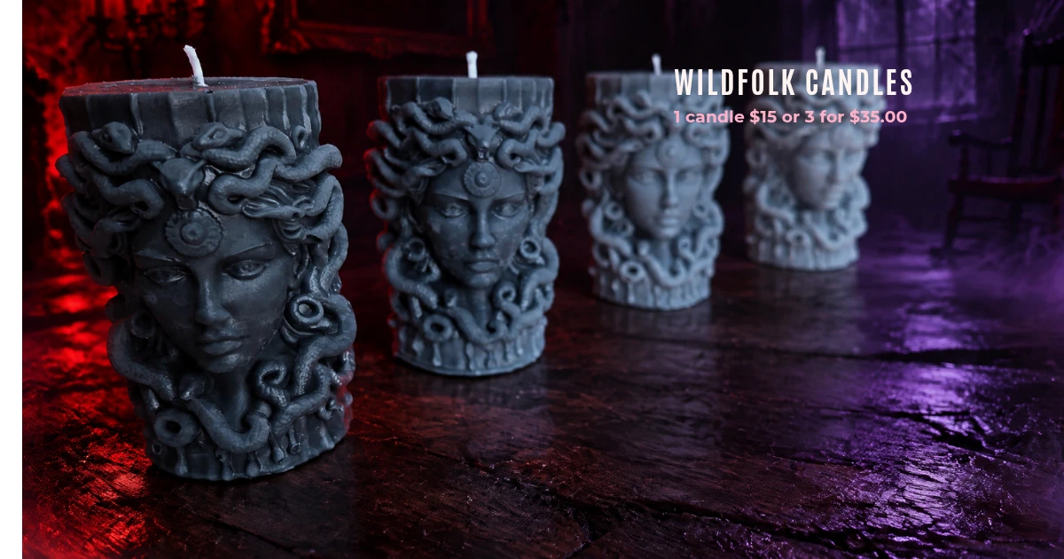 Wildfolk decorative wax candles