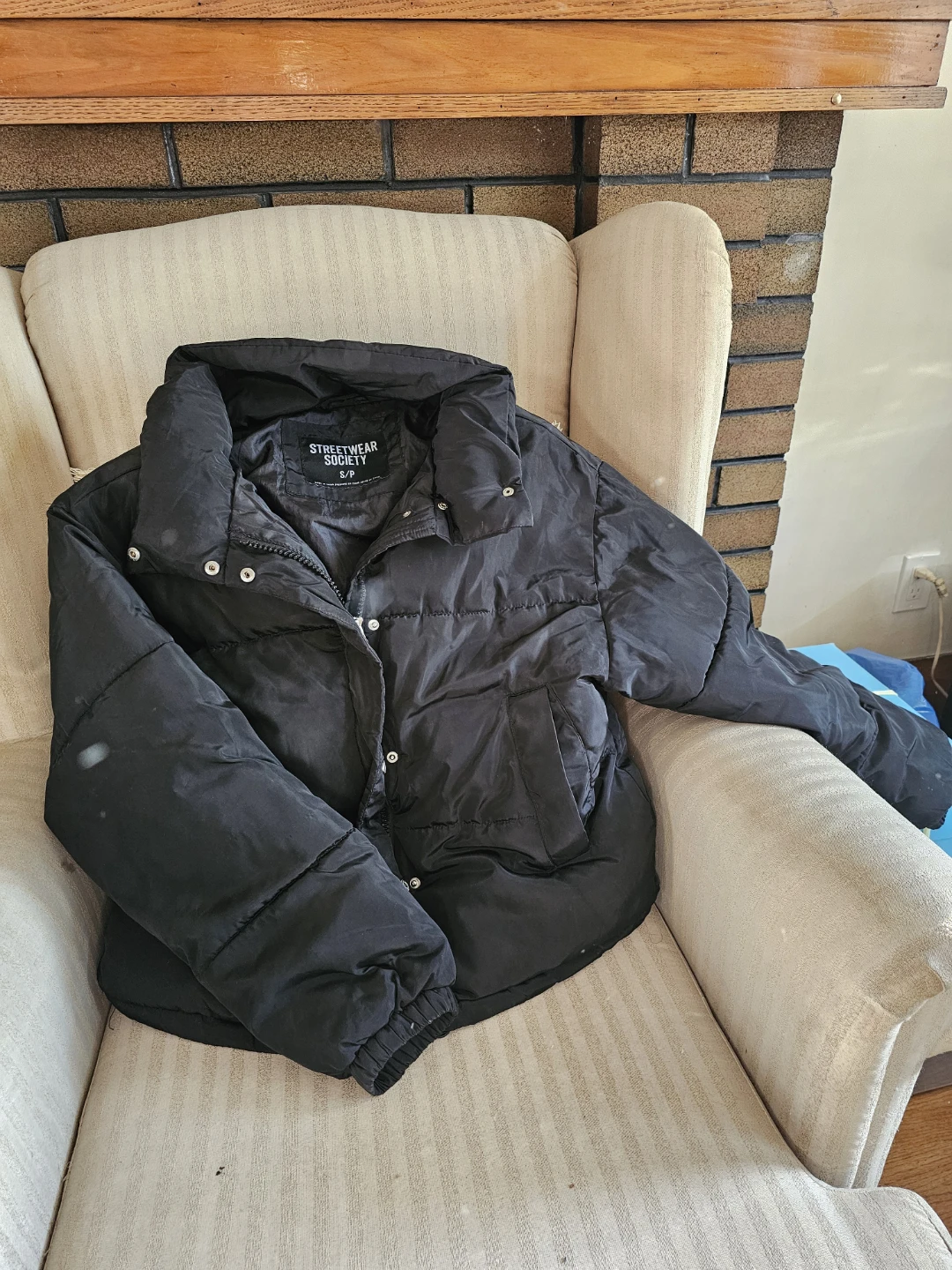 Streetwear Society Black Puffer Jacket - photo 2