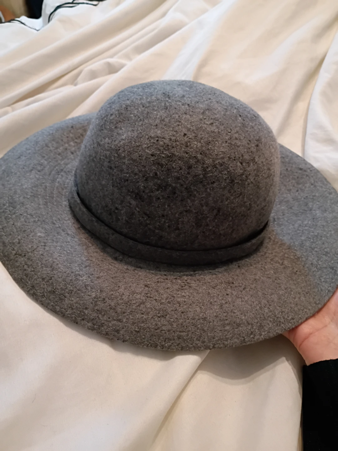 Holt Renfrew Grey Wool Fedora