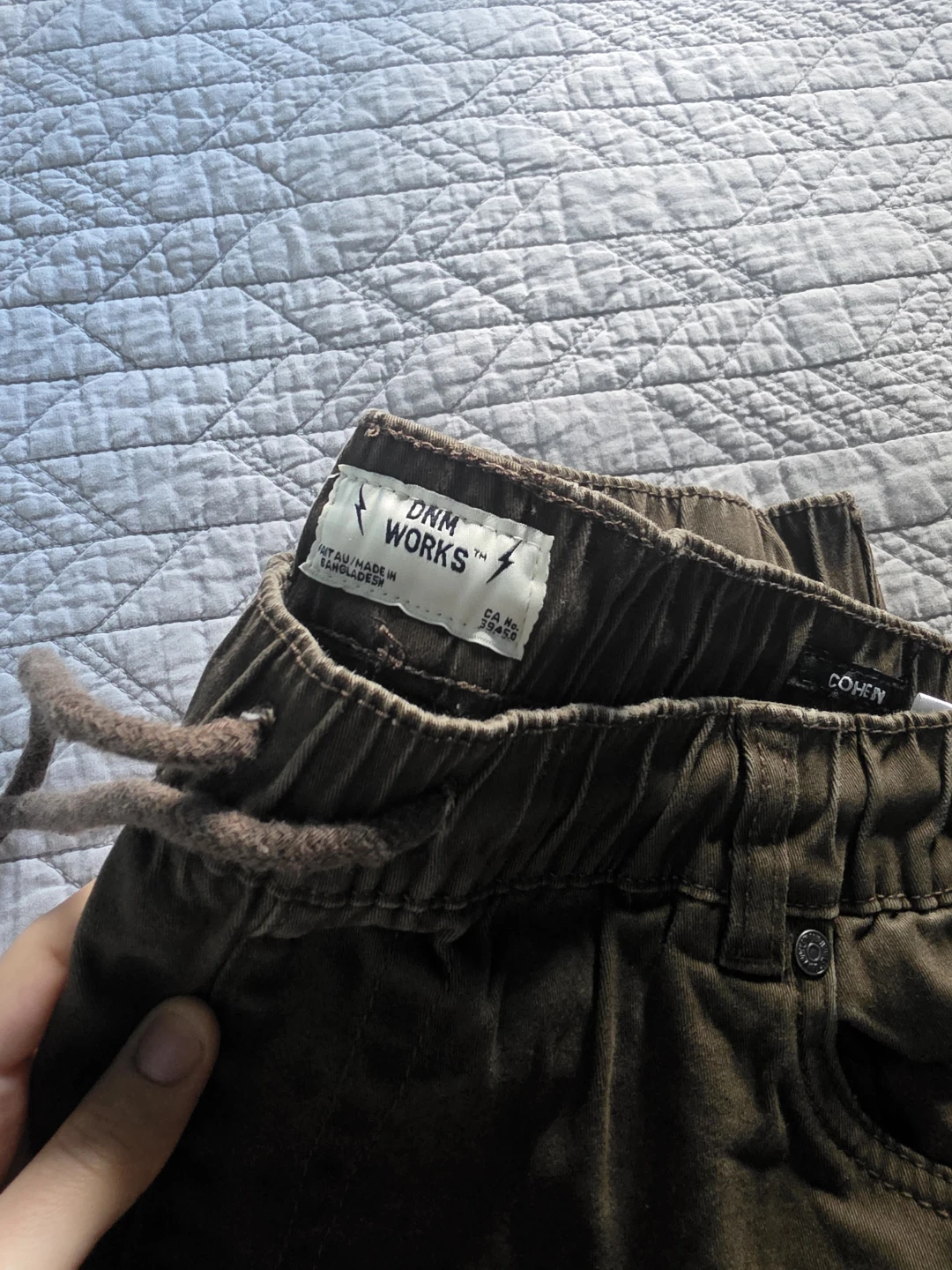 Jeaniologie Cohen Twill Cargo Joggers - Brown - photo 2