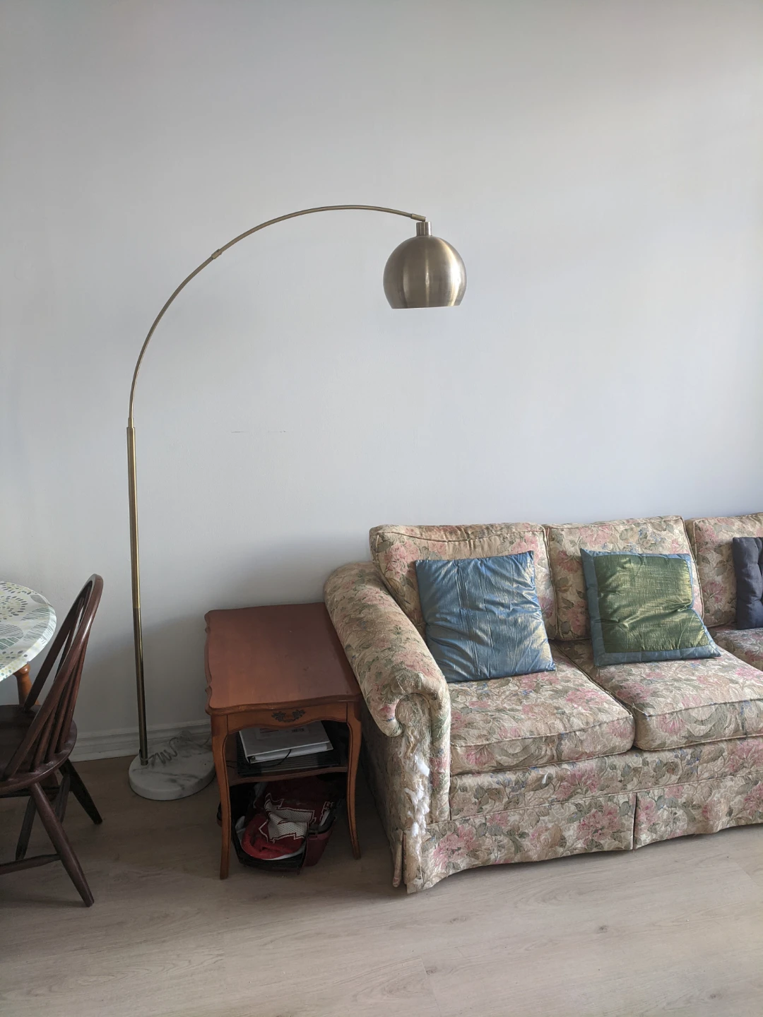 Arch Floor Lamp with Marble Base - photo 4