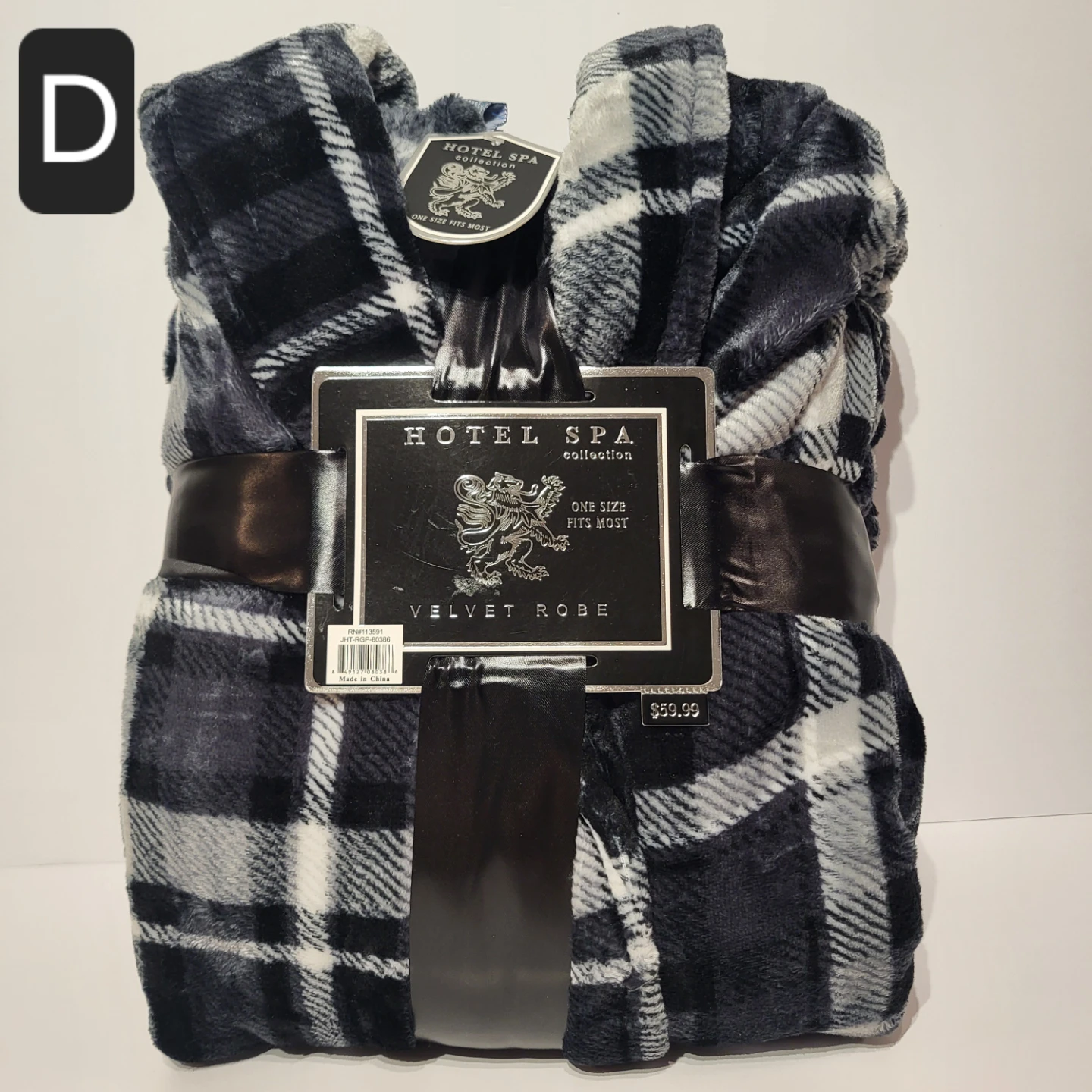 Men's Hotel Spa Collection Velvet Robe - photo 5