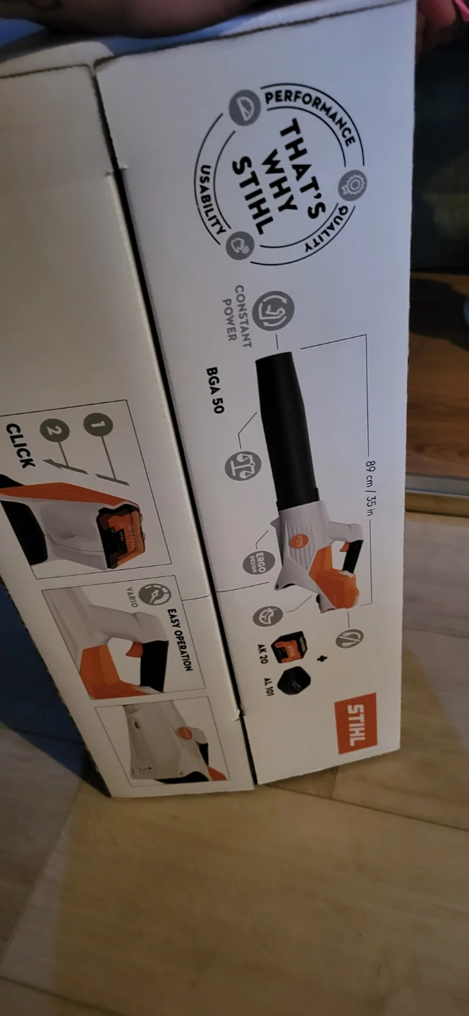 Stihl BGA 50 Battery Blower Set - photo 2