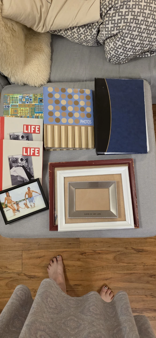 Assorted Photo Albums and Frames Set