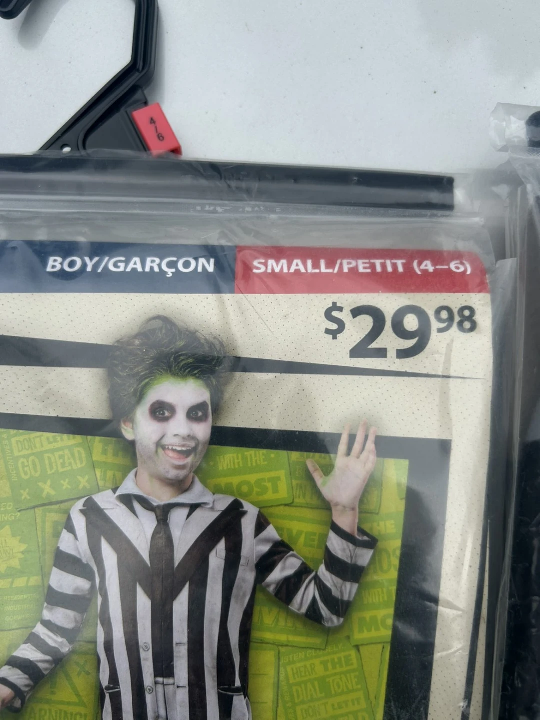 Rubies Beetlejuice Costume Child Small 4-6