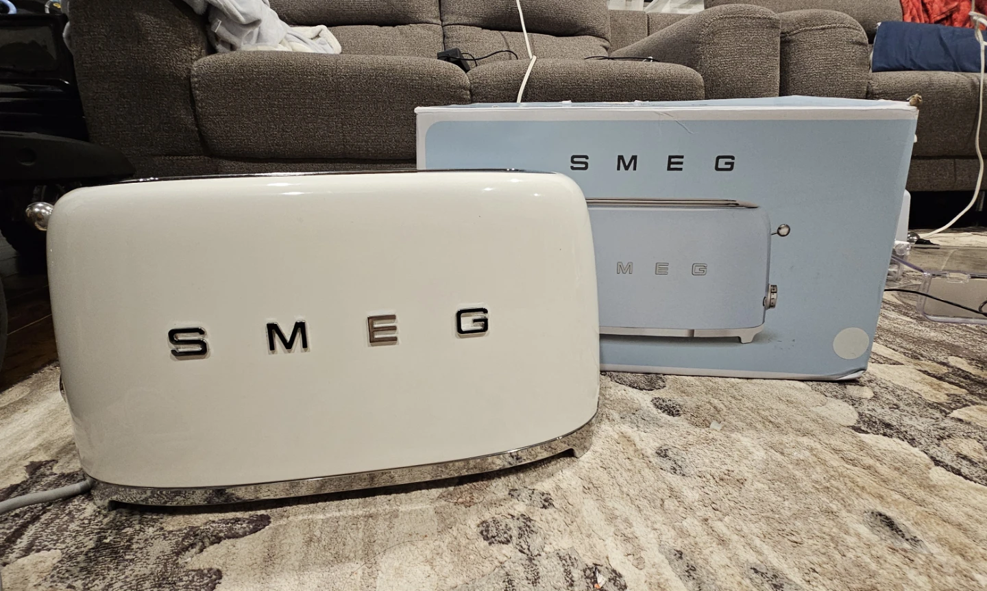 Smeg 4-Slice Toaster Cream