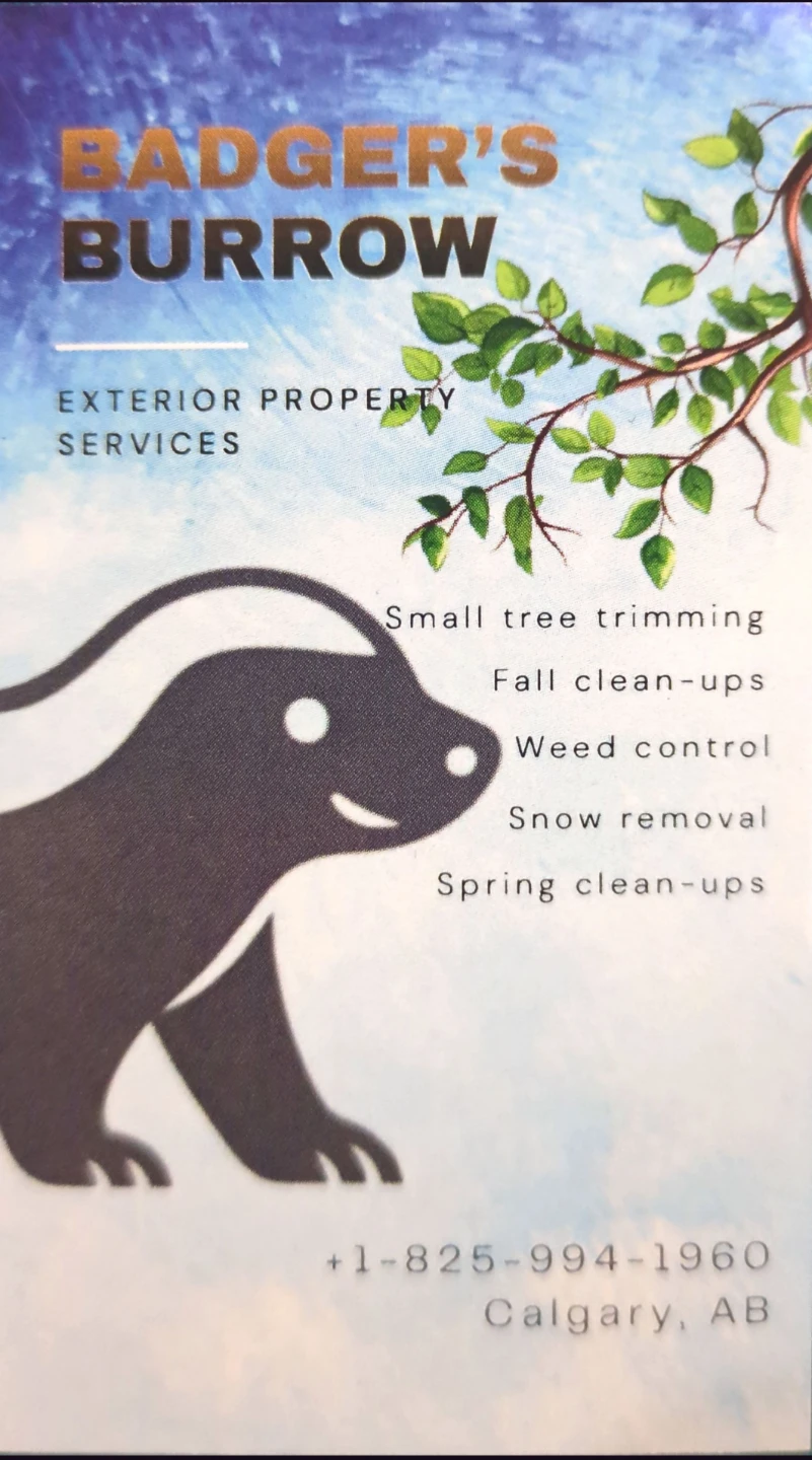 Badger's Burrow Fall cleanup