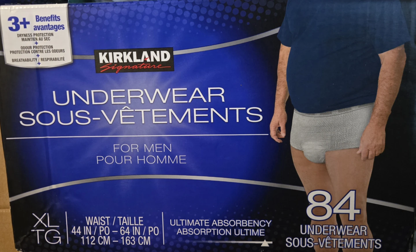 Kirkland Signature Men's Underwear XL