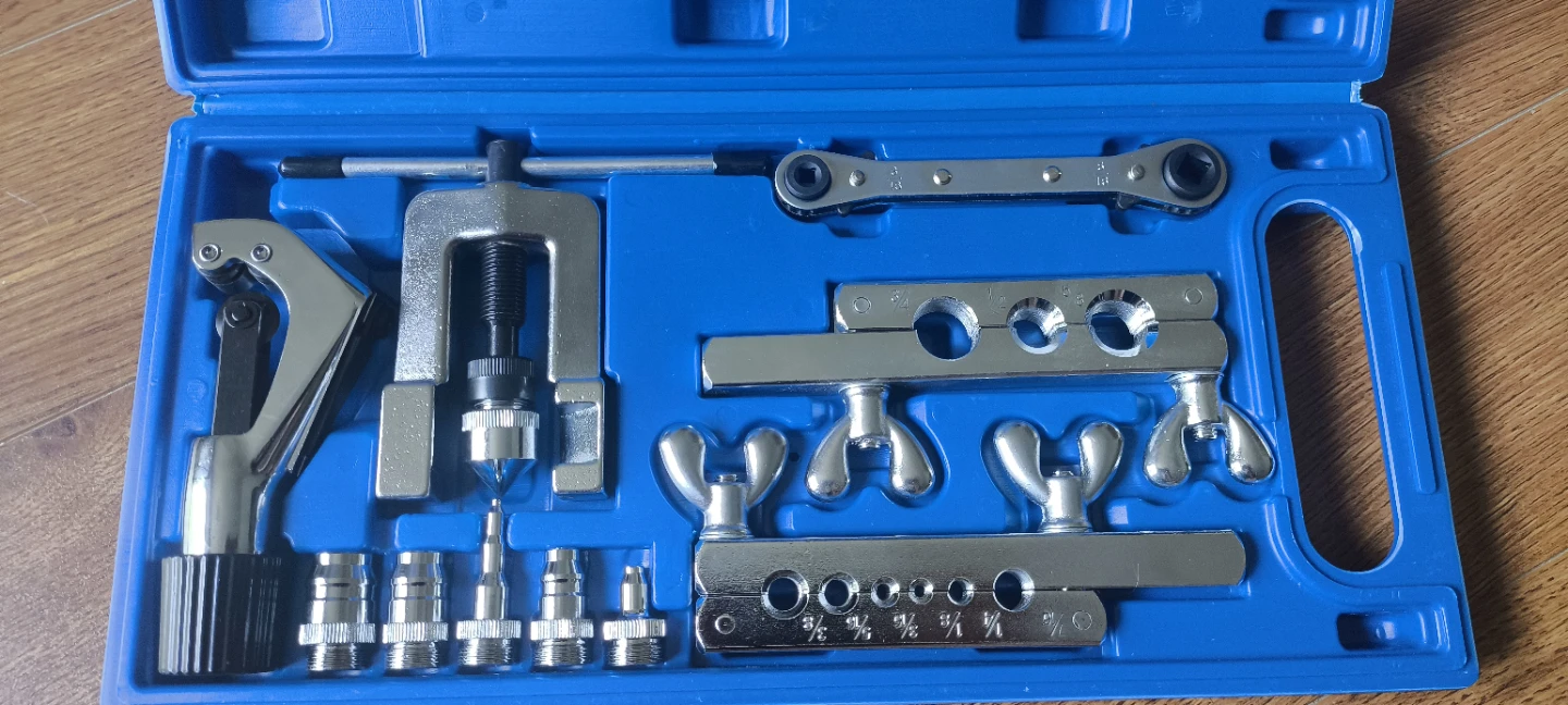 Professional 45° Flaring & Swaging Tool Kit – NEW Complete HVAC - photo 5