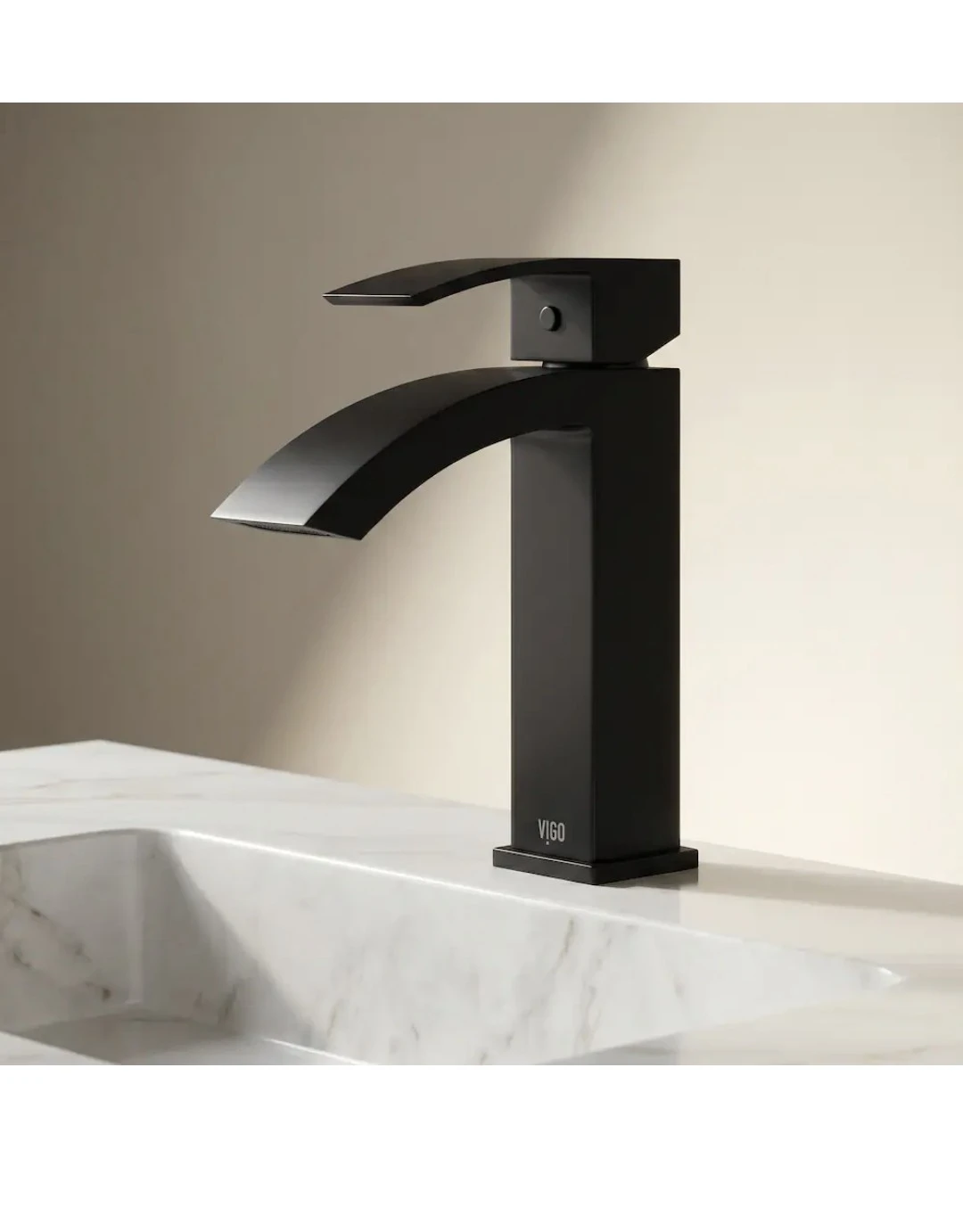 Vigo Matte Black Bathroom Faucet
