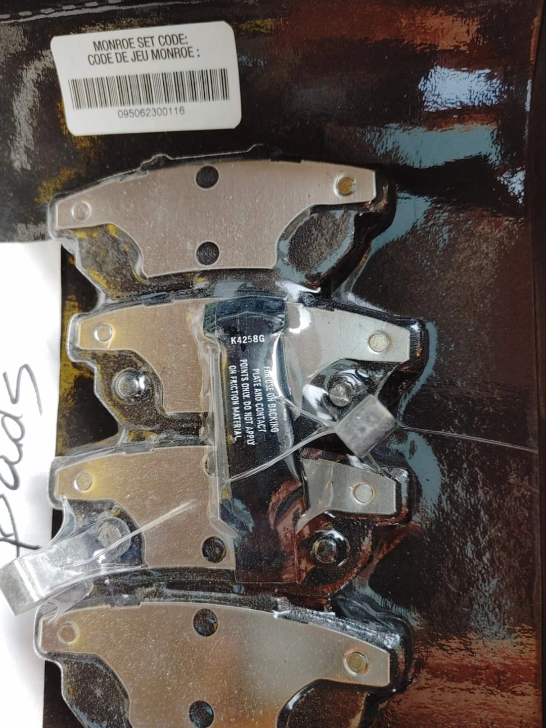 Monroe Brakes Set of 4 MGX564