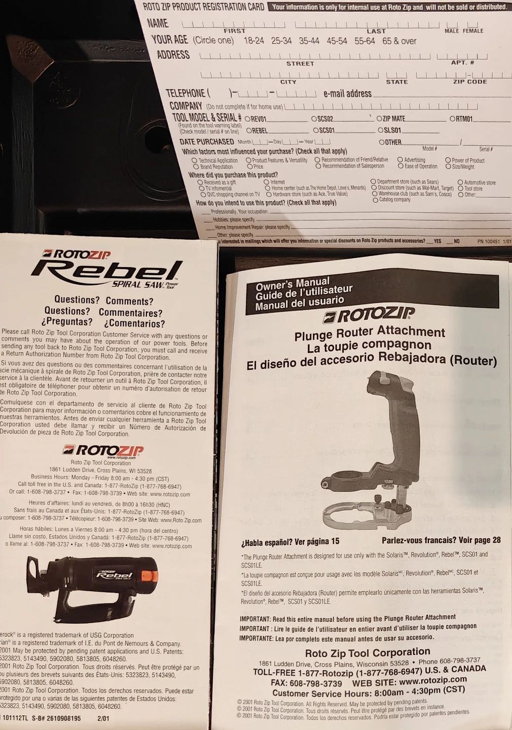 RotoZip Rebel Spiral Saw - photo 3