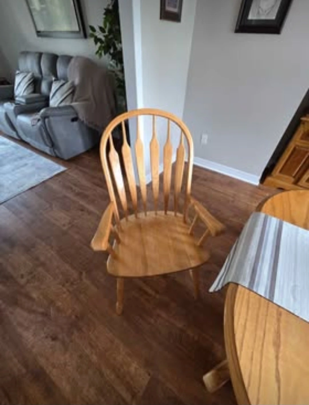 Oak dining room set - photo 3