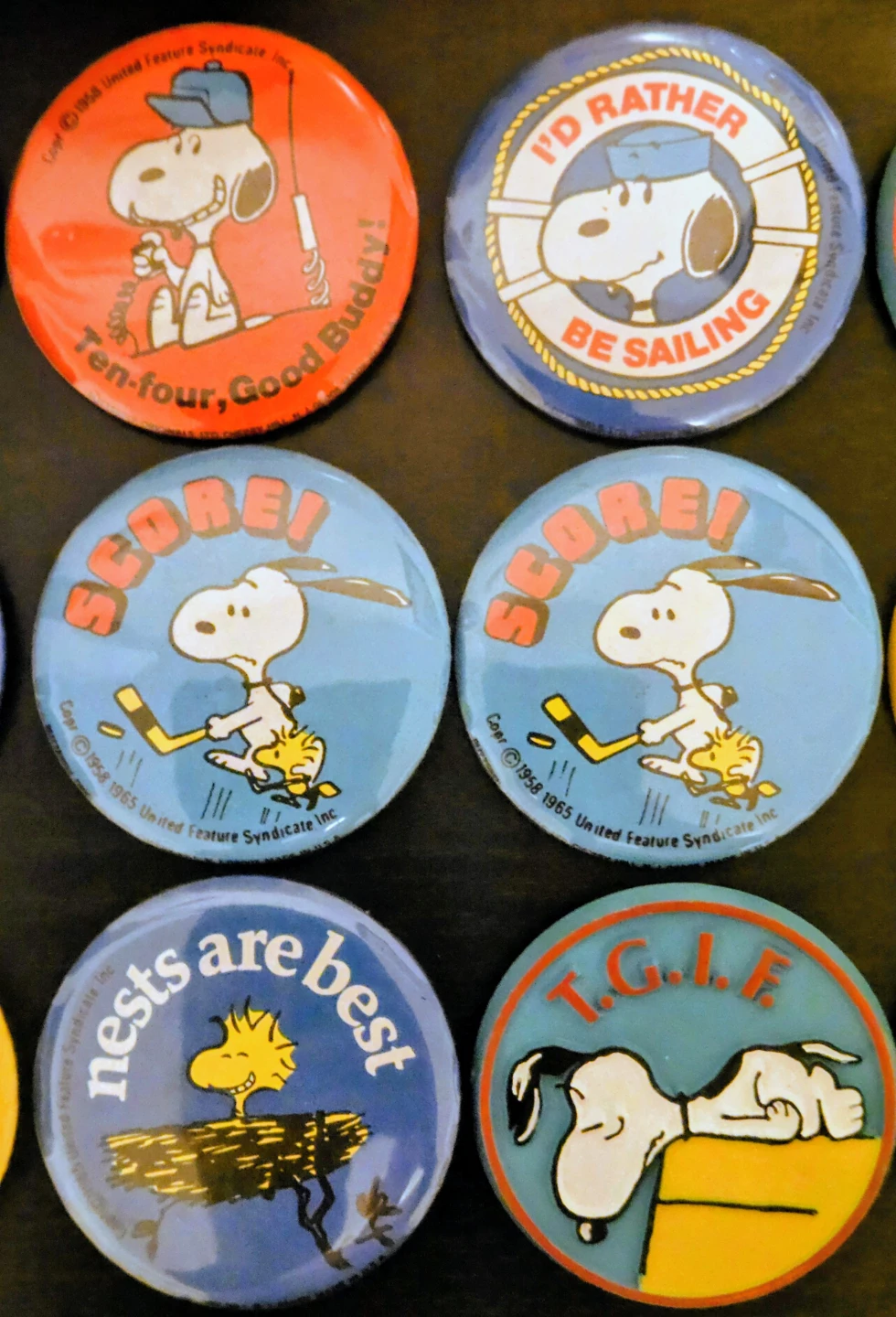 Vintage Peanuts/Snoopy, Pinbacks, Figurines, Keychains - photo 5