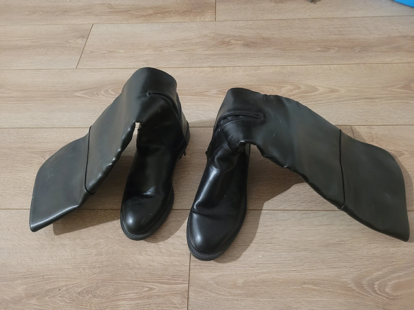 Zara black Knee-High Boots - photo 2