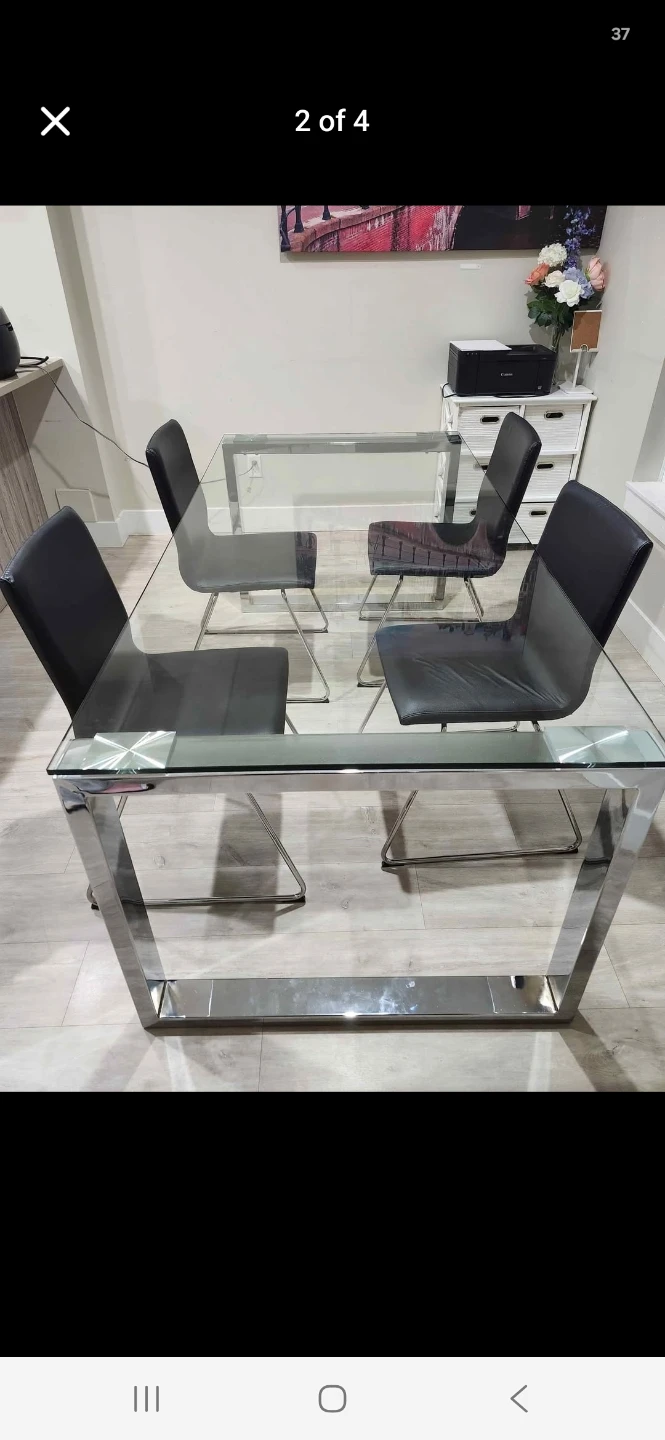 Glass Dining Table - photo 2