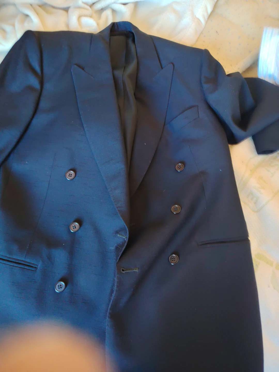 Black Double-Breasted Blazer