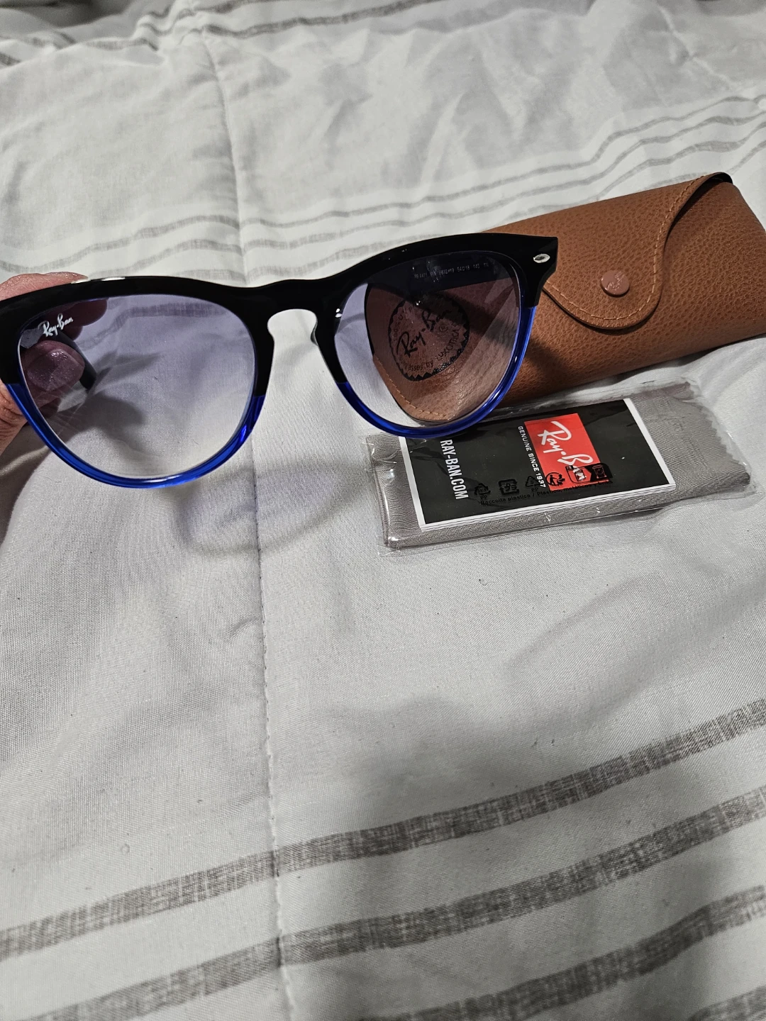 Ray-Ban Sunglasses Black and Blue