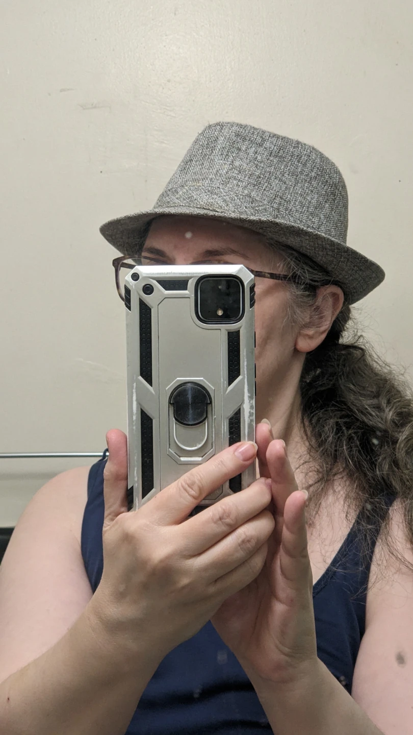 Grey-and-white/greige Fedora #freecycle - photo 3
