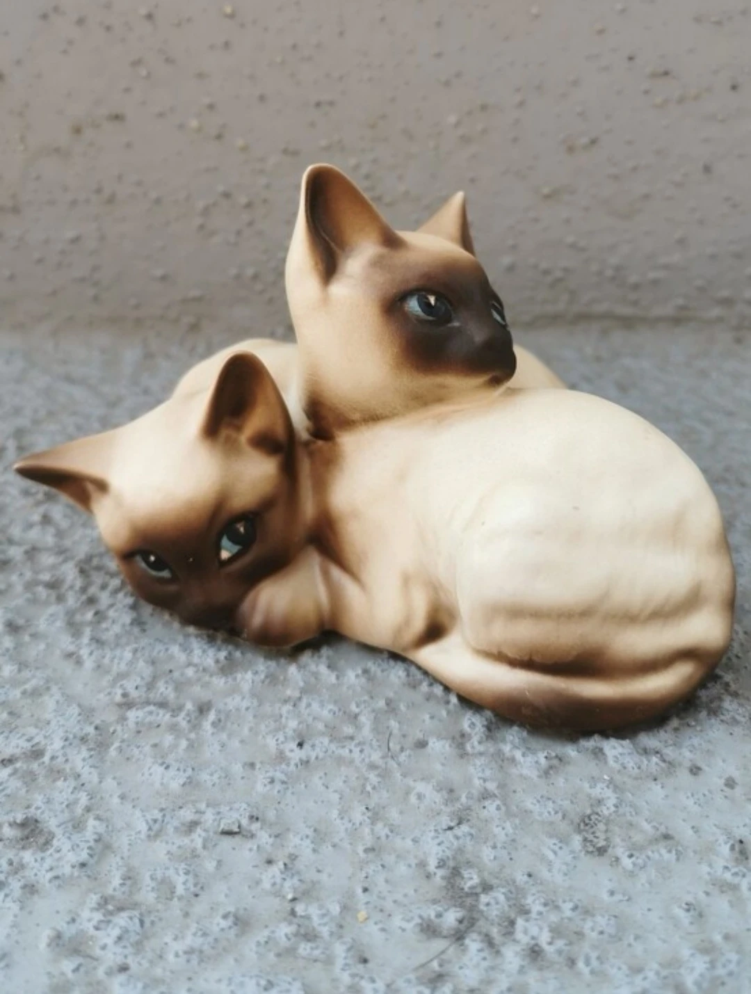 Vintage Beswick England #1296 Twin Siamese Kittens Figurine - photo 2