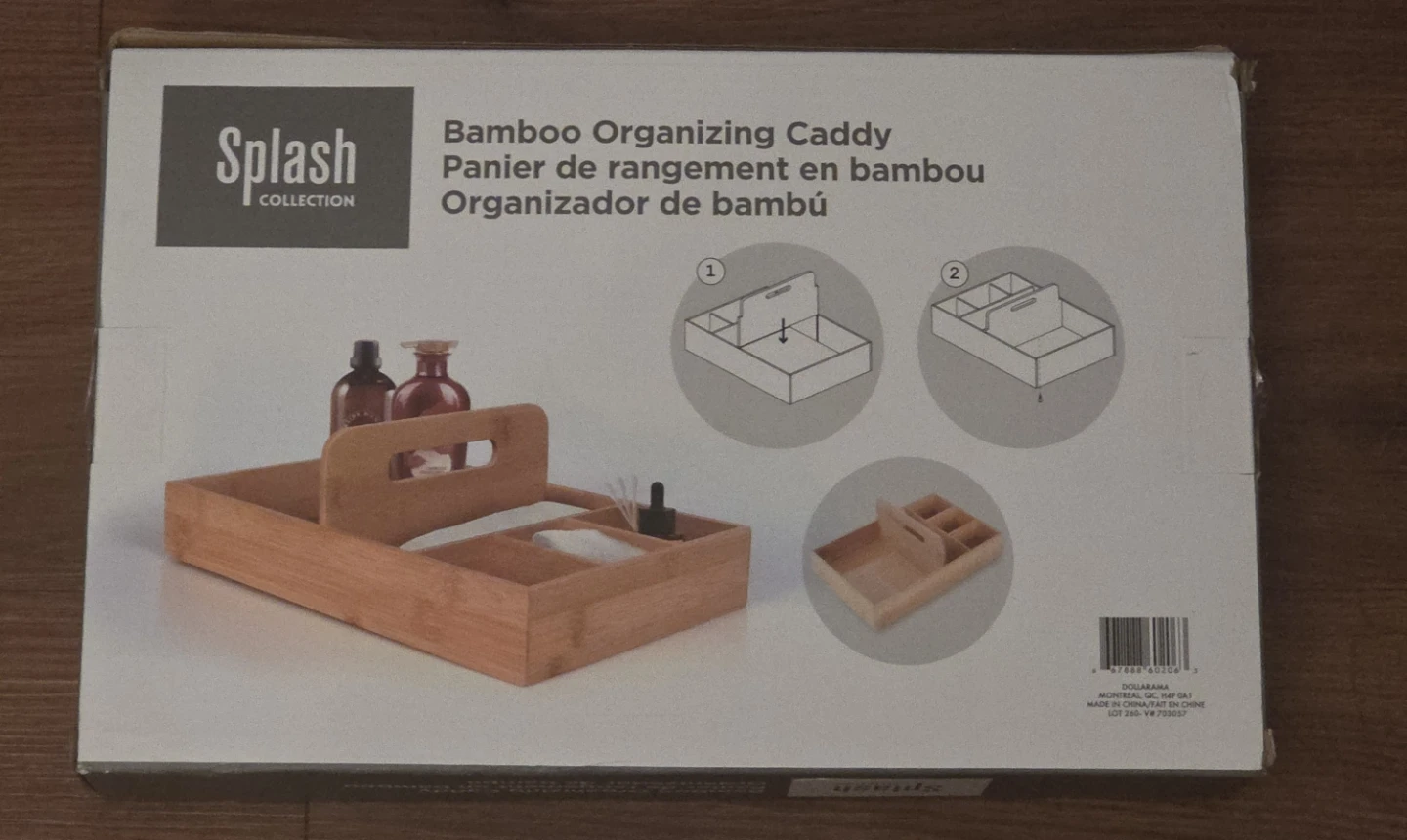 Splash Collection Bamboo Organizing Caddy - photo 2