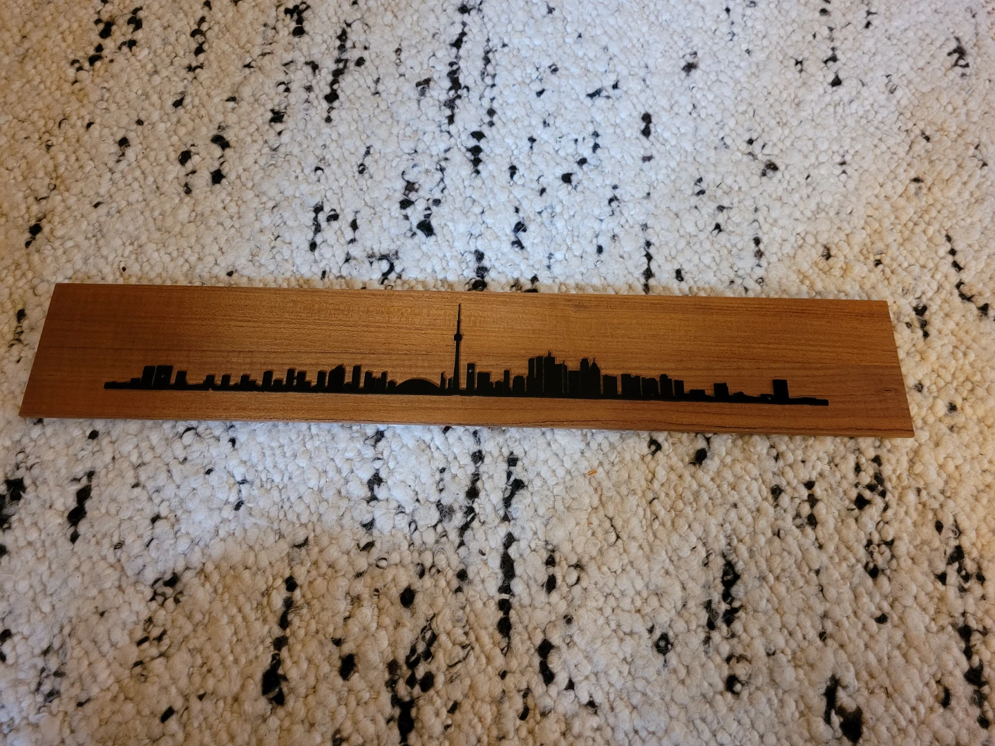 Toronto Skyline Wooden Wall Art