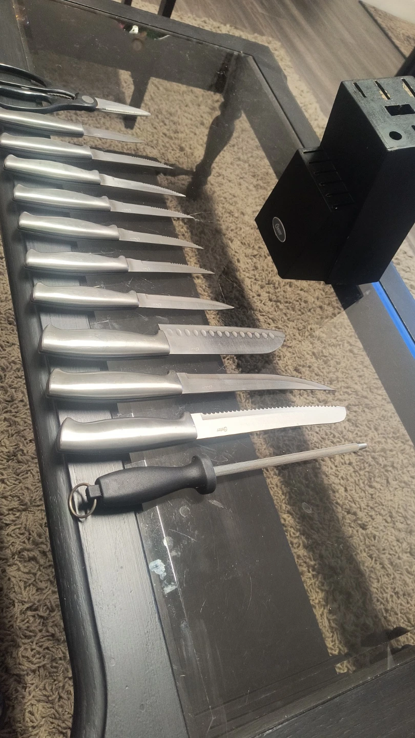 Oster 13-Piece Stainless Steel Knife Block Set - photo 5