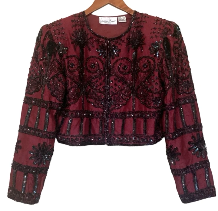 80s designer jacket Laurence Kazar