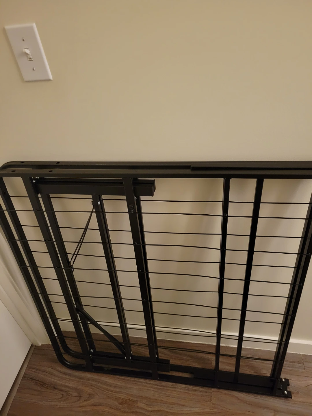 Twin Size Folding Metal Platform Bed Frame - photo 3