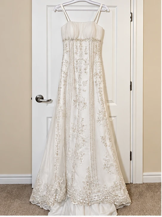 Mori Lee Designer Wedding Dress with Bolero | Size 5/6